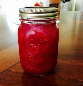 Strawberry Rhubarb Wine Jam